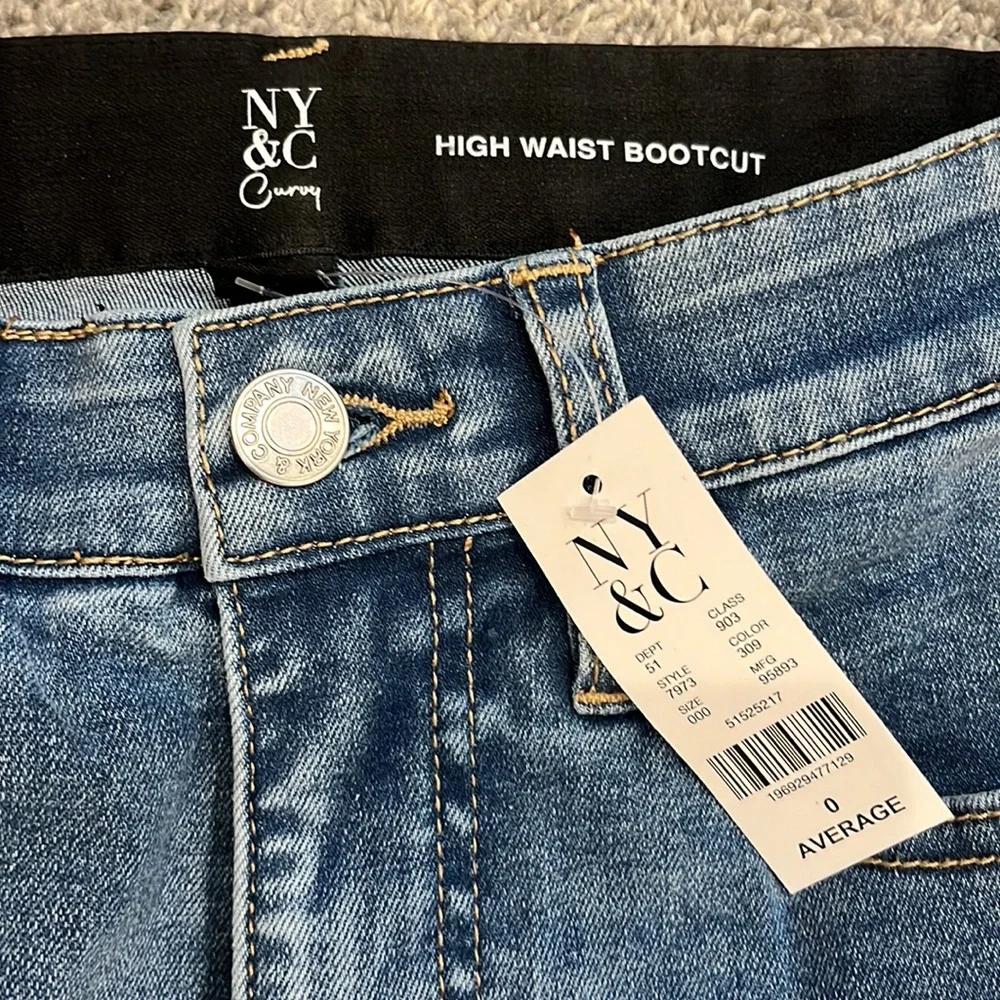 NY & Company | NWT Curvy High-Waist Bootcut Jeans